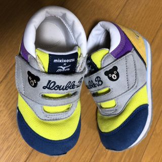 ダブルビー(DOUBLE.B)のKEI.様専用　ミキハウス　Double.B×MIZUNO コラボ　14.5cm(スニーカー)