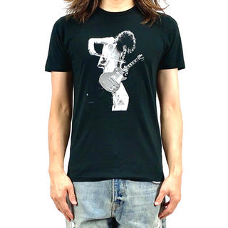 新品 ジミーペイジ レッドツェッペリン ギター ハードロック バンド Tシャツ(Tシャツ/カットソー(半袖/袖なし))