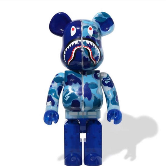 【超特価sale開催!】 A BATHING APE - BAPE RBRICK CLEAR ABC CAMO 1000% BLUE その他