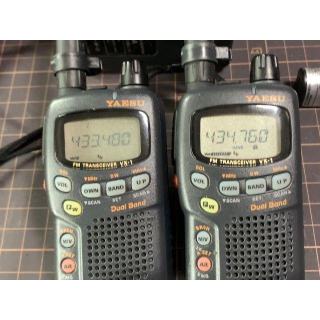 小型トランシーバー 144／430MHz YAESU VX-1 2台セット - 携帯電話本体