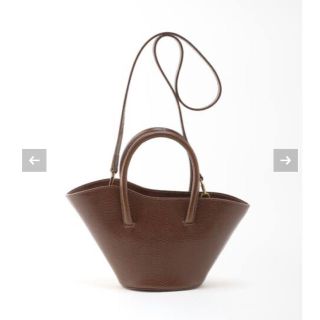 スピックアンドスパン(Spick & Span)の【LittleLiffner】 OPEN TULIP BAG MICRO 値下げ(ショルダーバッグ)