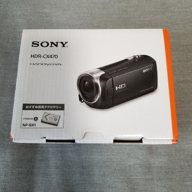 新使用 ビデオカメラ SONY HDR-CX470 ホワイト229万画素静止画時