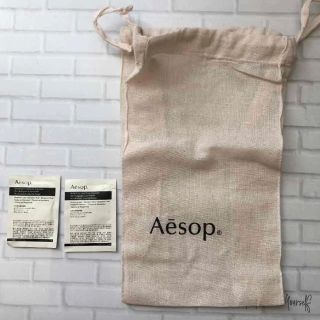 イソップ(Aesop)のAesop イソップ 巾着　ボディクレンザー11 サンプル2包(サンプル/トライアルキット)