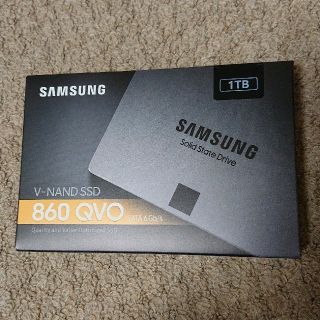 サムスン(SAMSUNG)の[新品] SAMSUNG 2.5インチ SSD 860 QVO 1TB (PCパーツ)