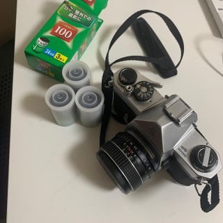 ペンタックス(PENTAX)の【整備済　即撮影可能】 フィルムカメラ Pentax SP シルバー (フィルムカメラ)