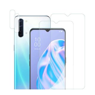 OPPO Reno3 A ガラスフィルム (2枚) +カメラフィルム (2枚) (保護フィルム)