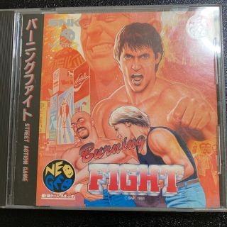 ネオジオ(NEOGEO)のNEOGEO CD バーニングファイト ネオジオCD(家庭用ゲームソフト)