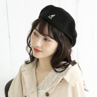 カンゴール(KANGOL)のkangol カンゴール　ウール　ベレー帽　ハンチング　(ハンチング/ベレー帽)