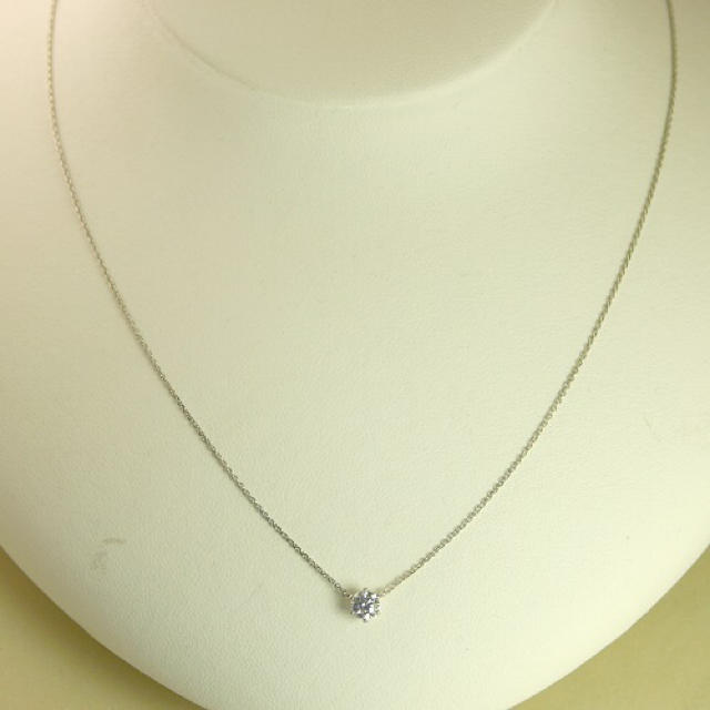 【スライド】 ダイヤモンド ネックレス プラチナ 0.214ct D VVS2 3EX H&Cの通販 by J jewelry's shop