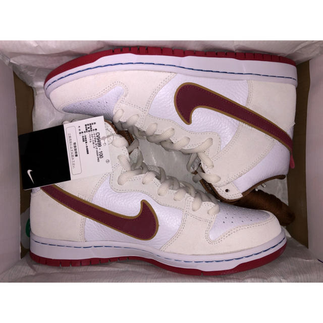 NIKE SB DUNK HIGH PRO SAIL CRIMSON