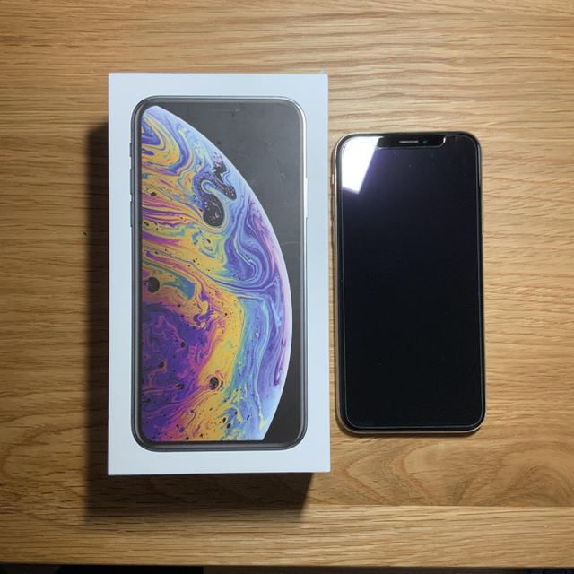 【美品】iPhone Xs Silver 64 GB SIMフリーiPhone11