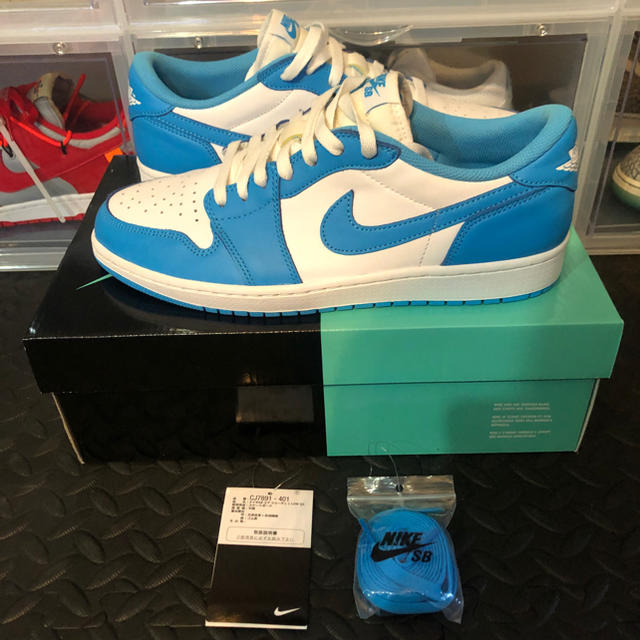 28cmNIKE SB AIR JORDAN 1 LOW UNC