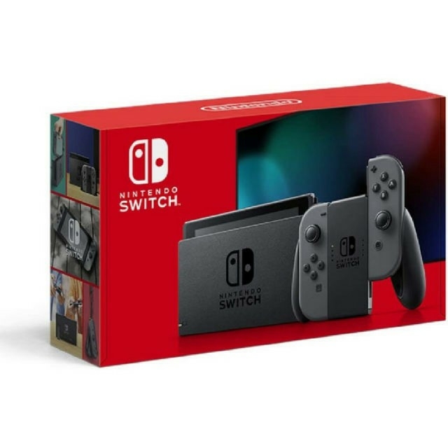 Nintendo Switch　任天堂スイッチ　グレーネオンブルーレッド