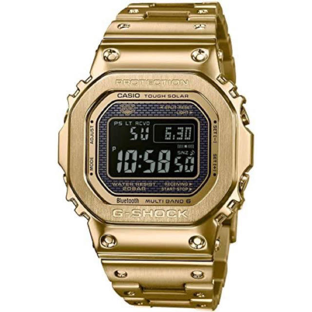 古典 G-SHOCK GMW-B5000GD-9JF 腕時計 ゴールド フルメタル 腕時計(デジタル)