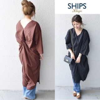 シップスフォーウィメン(SHIPS for women)のSHIPS Khaju ネジリワンピース(ロングワンピース/マキシワンピース)