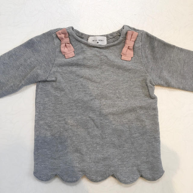 WILL MERY(ウィルメリー)のWILL MERY 長袖 90 キッズ/ベビー/マタニティのキッズ服女の子用(90cm~)(Tシャツ/カットソー)の商品写真