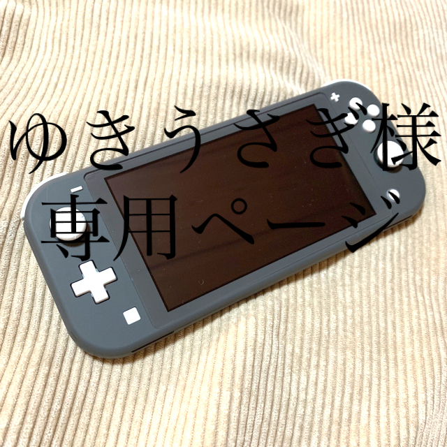 Nintendo switch lite グレー&どうぶつの森 ソフト品