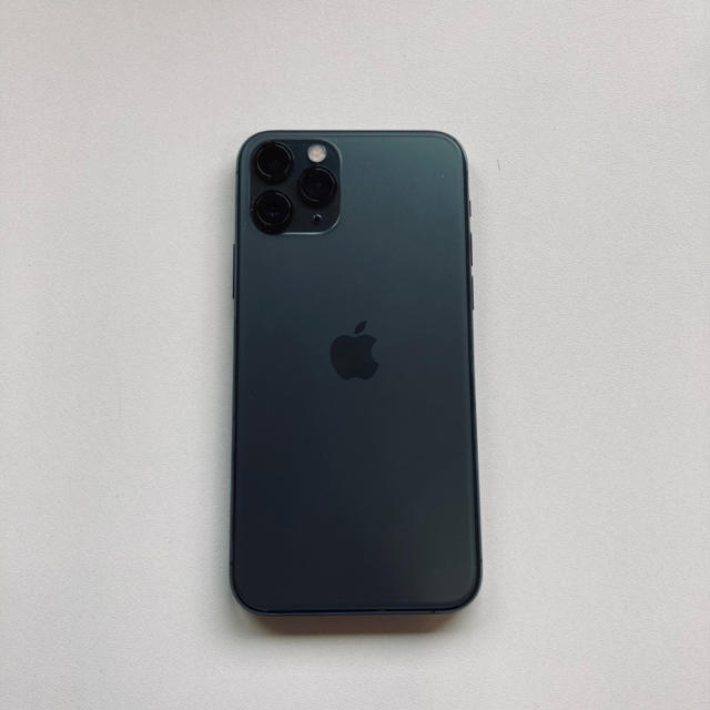 【美品】 iphone 11 pro SIMフリー 64g ミッドナイトグリーン