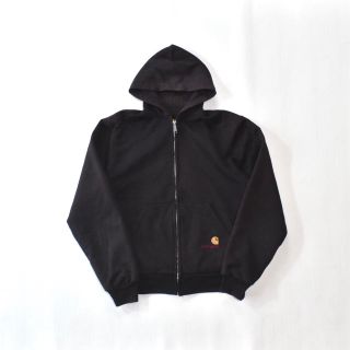 カーハート(carhartt)の90s Carhartt カーハート  パーカー　ネイビー　ワンポイント(パーカー)