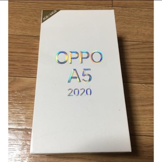 アンドロイド(ANDROID)のOPPO A5 2020 オッポ　ブルー　新品未開封(スマートフォン本体)