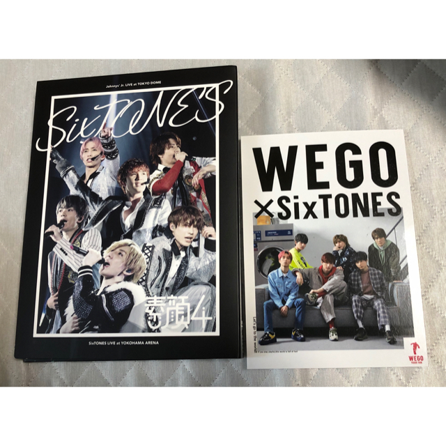 素顔4 SixTONES盤 + WEGOポストカード 素顔4 SixTONES盤 + WEGOポストカード