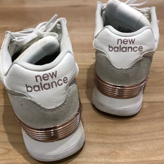 ニューバランス(New Balance)のNew Balance WL574 Sea Salt x Rose Gold (スニーカー)