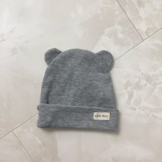 ザラキッズ(ZARA KIDS)のmami*様専用　新品未使用　ZARA  クマ耳ニット帽　グレー　ベビーガール　(帽子)