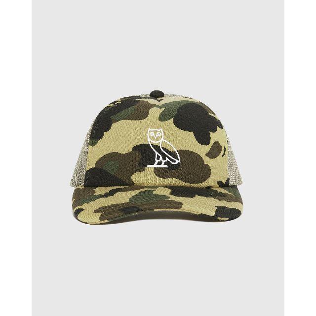 OVOxBAPE色OVO x BAPE 1ST CAMO MESH CAP（ピンバッジ付き）