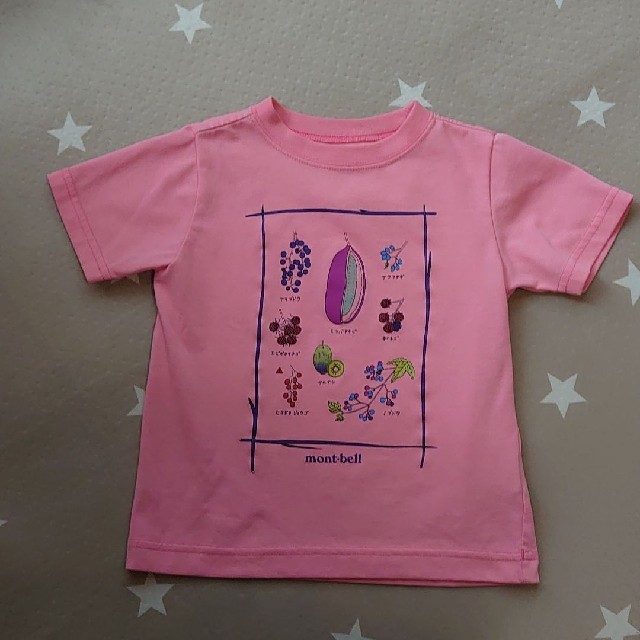 mont bell(モンベル)のmont-bell Tシャツ 100cm キッズ/ベビー/マタニティのキッズ服女の子用(90cm~)(Tシャツ/カットソー)の商品写真