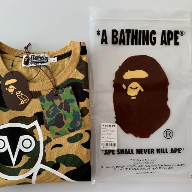 OVOxBAPE色OVO x BAPE 1ST CAMO T-SHIRT