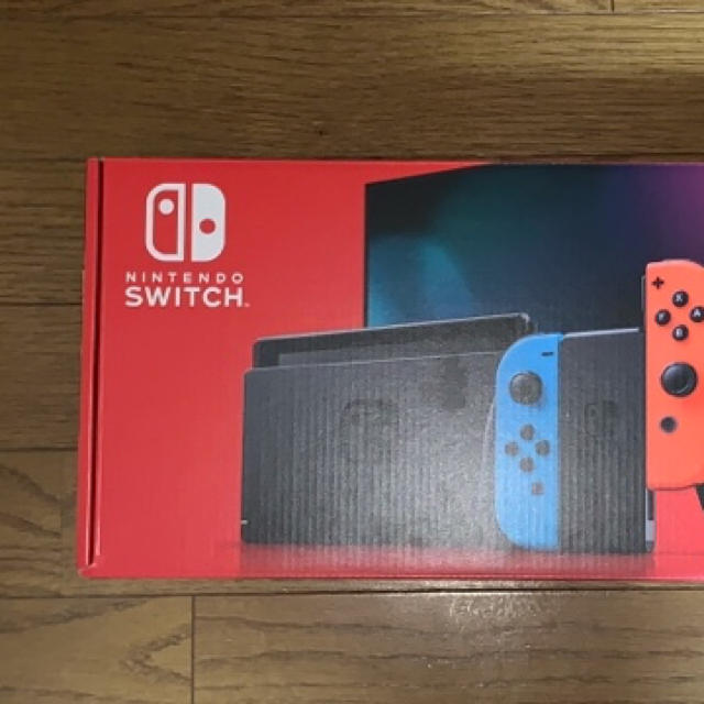 Nintendo Switch(ニンテンドースイッチ)のニンテンドースイッチ 本体 ネオンブルー/ネオンレッド 新品未開封 エンタメ/ホビーのゲームソフト/ゲーム機本体(携帯用ゲーム機本体)の商品写真