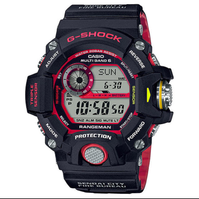 上品なスタイル - G-SHOCK G-SHOCK 新品 GW-9400NFST-1AJR 緊急消防援助隊コラボ 腕時計(デジタル)