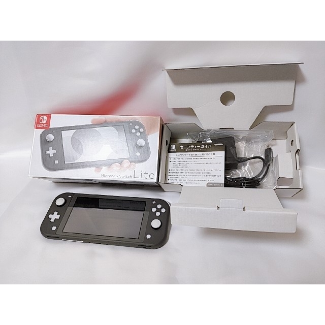 Nintendo Switch Lite グレー 美品 保証付