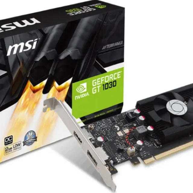 MSI GeForce GT 1030 2G LP OC グラボ