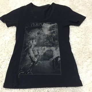 フーガ(FUGA)のプリントストーン付きTシャツ(Tシャツ/カットソー(半袖/袖なし))