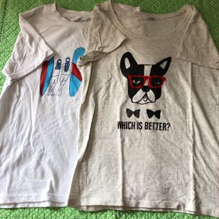 【2点セット】Tシャツ　半袖カットソー(Tシャツ(半袖/袖なし))