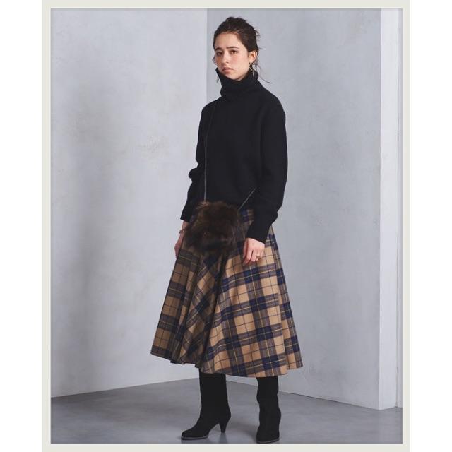 UNITED ARROWS - unitedarrows ユナイテッドアローズ バイアス タートルネックニット