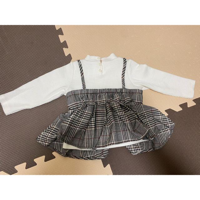 petit main(プティマイン)のpetit main‪‪❤︎‬チェックチェニック キッズ/ベビー/マタニティのキッズ服女の子用(90cm~)(Tシャツ/カットソー)の商品写真