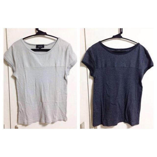 A.P.C(アーペーセー)のAPC Tシャツ二枚セット レディースのトップス(Tシャツ(半袖/袖なし))の商品写真