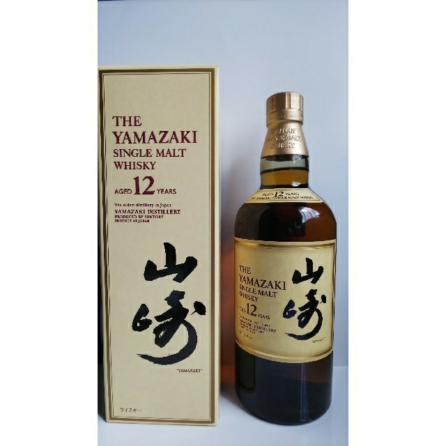 サントリー(サントリー)の山崎12年 700ml 旧化粧箱付 食品/飲料/酒の酒(ウイスキー)の商品写真