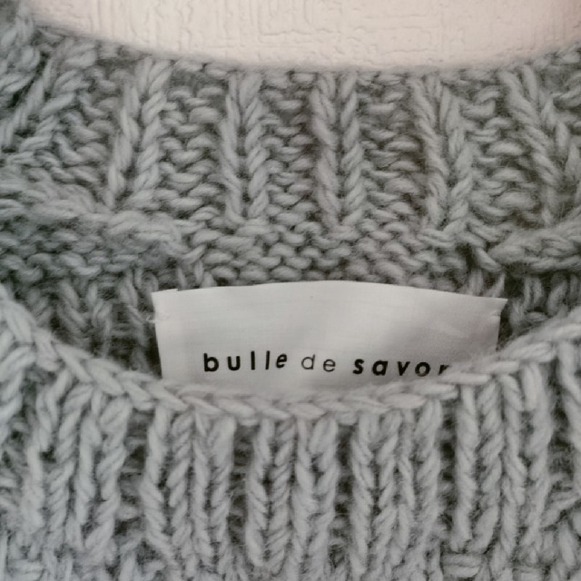 bulle de savon(ビュルデサボン)のbulledesavon（ビュルデサボン）ニット レディースのトップス(ニット/セーター)の商品写真