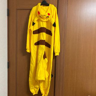 ポケモン(ポケモン)のピカチュウ　着ぐるみパジャマ　ハロウィン(コスプレ)