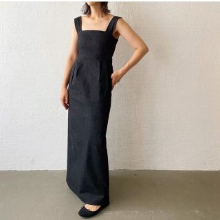 ザラ(ZARA)のゆう様専用‼︎ HOWDY.♡denim onepiece. (black)(ロングワンピース/マキシワンピース)