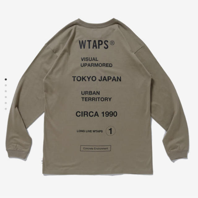 新品 20ss WTAPS CIRCA L/S L BEIGE