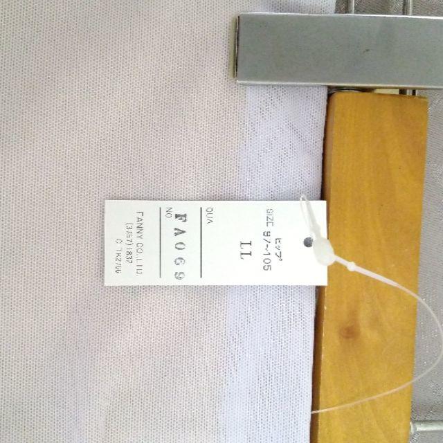 LLサイズ　日本製　ウエスト引き締めニッパー付き　ペチパンツ　ブルーグレー レディースの下着/アンダーウェア(その他)の商品写真