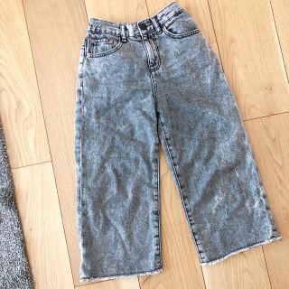 ザラキッズ(ZARA KIDS)のZARA デニムワイドパンツ　1900→(パンツ/スパッツ)