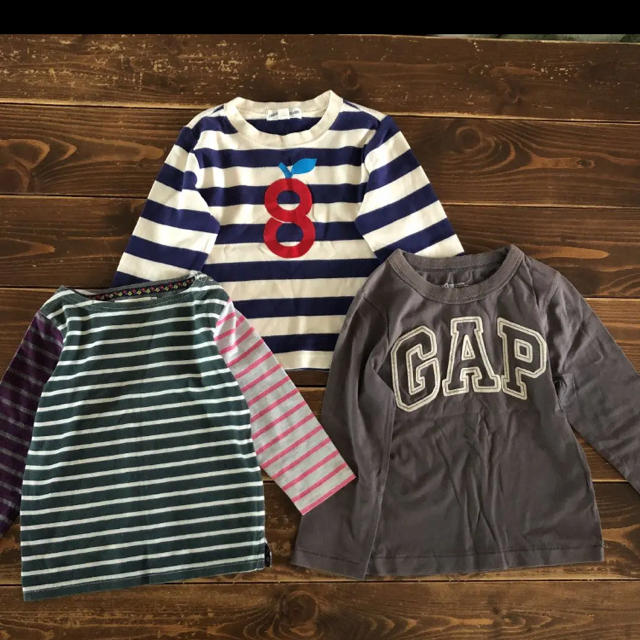 babyGAP(ベビーギャップ)の3枚セット ★90.95 ★ビームスミニ90★グリーンキッズ95 ★GAP  キッズ/ベビー/マタニティのキッズ服男の子用(90cm~)(Tシャツ/カットソー)の商品写真