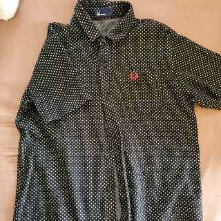 フレッドペリー(FRED PERRY)の送料込みフレッドペリーFRED PERRYメンズ半袖トップスボタンシャツＬサイズ(Tシャツ/カットソー(七分/長袖))