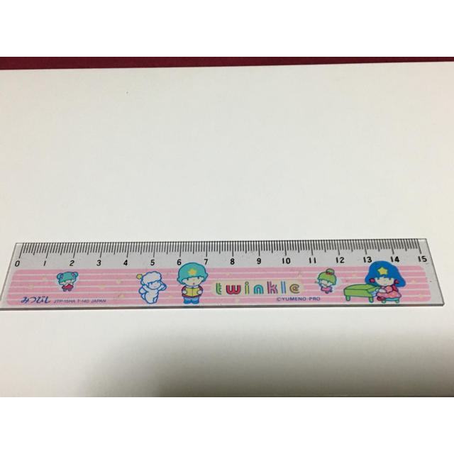 1年保証』 twinkls 定規 15センチ 18cm サクラクレパス/小学生文具 直線定規 18センチ ブルー 青 (Gジヨウギ18#36) sakura craypas 見やすく、読み取りやすい目盛