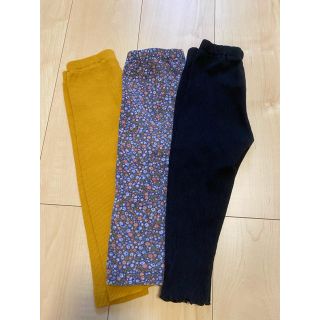 ユニクロ(UNIQLO)の♡女の子レギンス3枚セット サイズ80♡(パンツ)